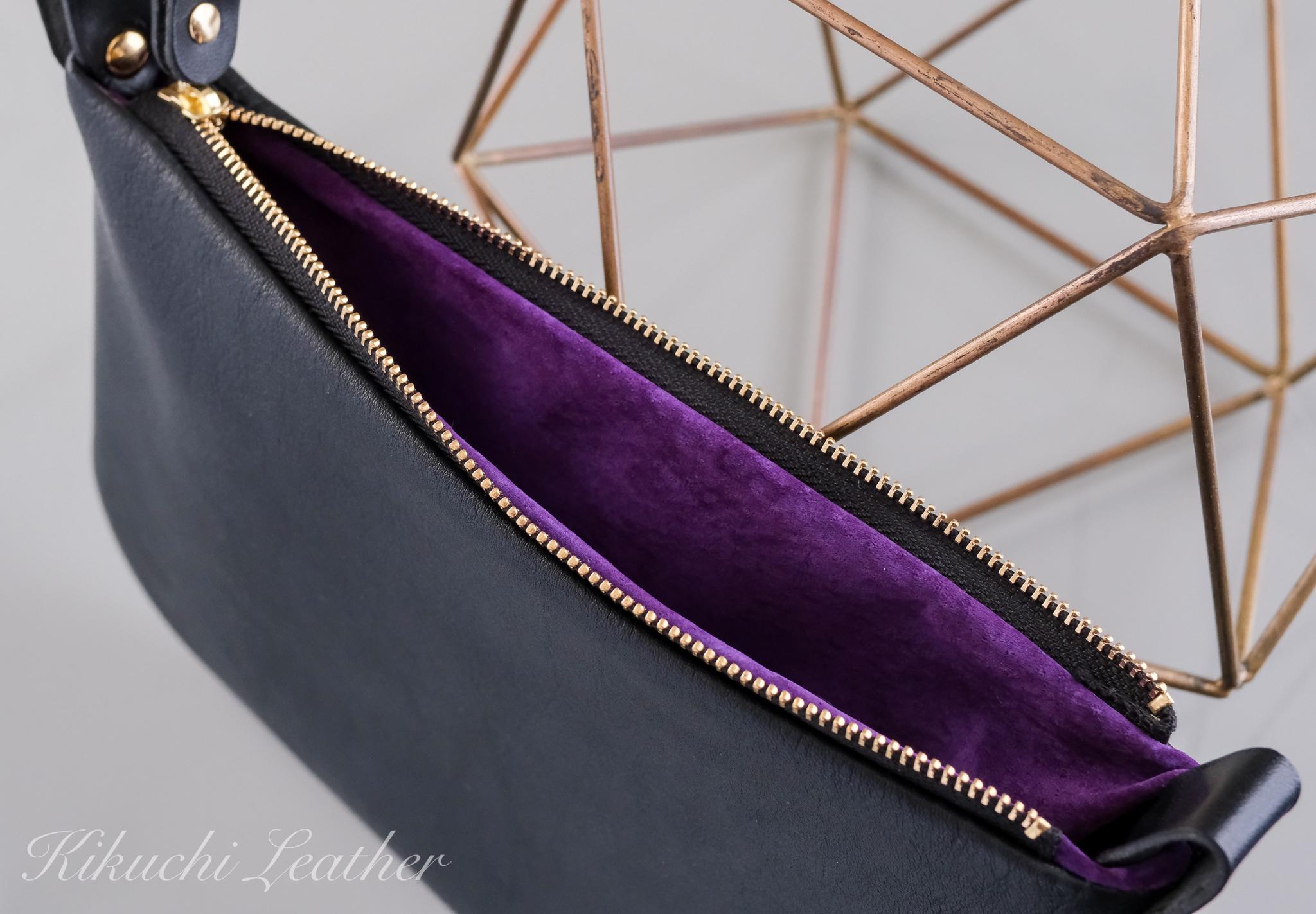 《WATERPROOF LEATHER》Noble Curve Pouch　Small | 4枚目