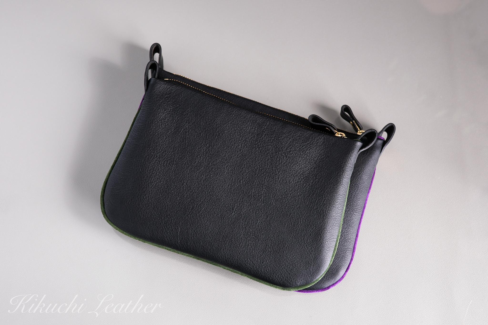 《WATERPROOF LEATHER》Noble Curve Pouch　Small | 6枚目