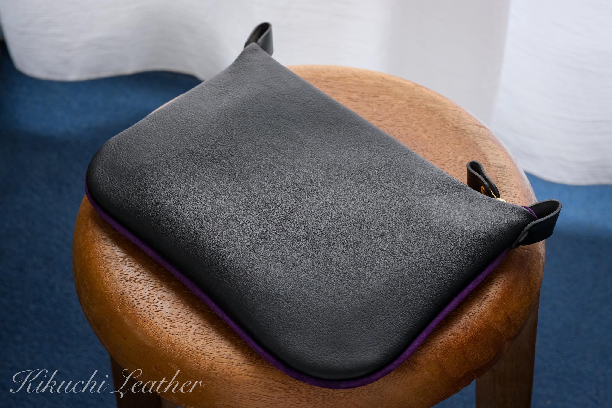 《WATERPROOF LEATHER》Noble Curve Pouch　Small | 7枚目