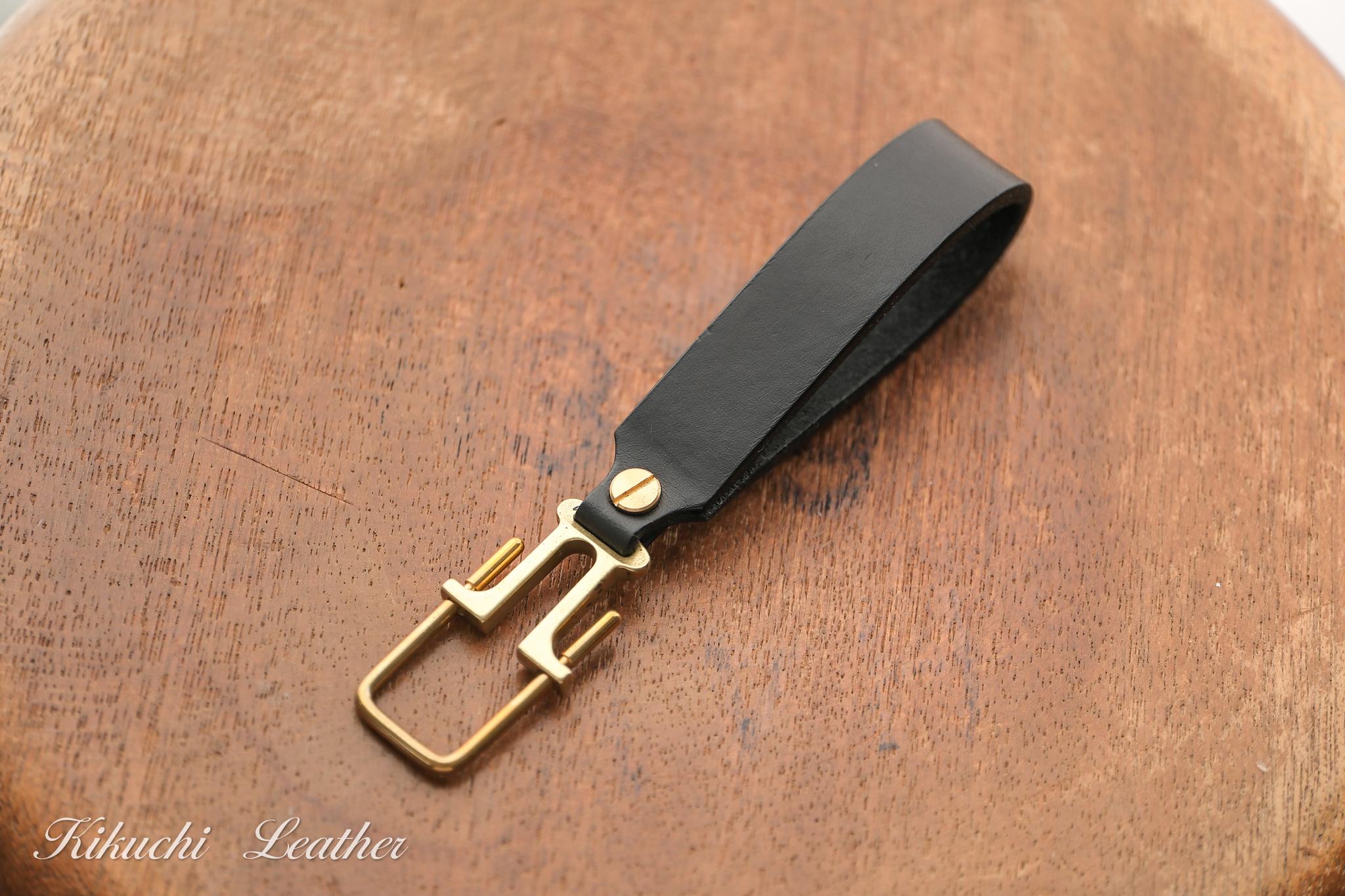 一点もの《Italian Leather》Leather Key Holder　ブラック　LE134 | 2枚目
