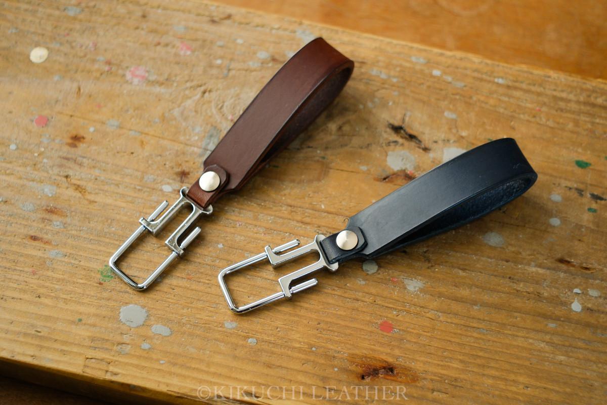 一点もの《Italian Leather》Leather Key Holder　ブラック　LE134 | 6枚目