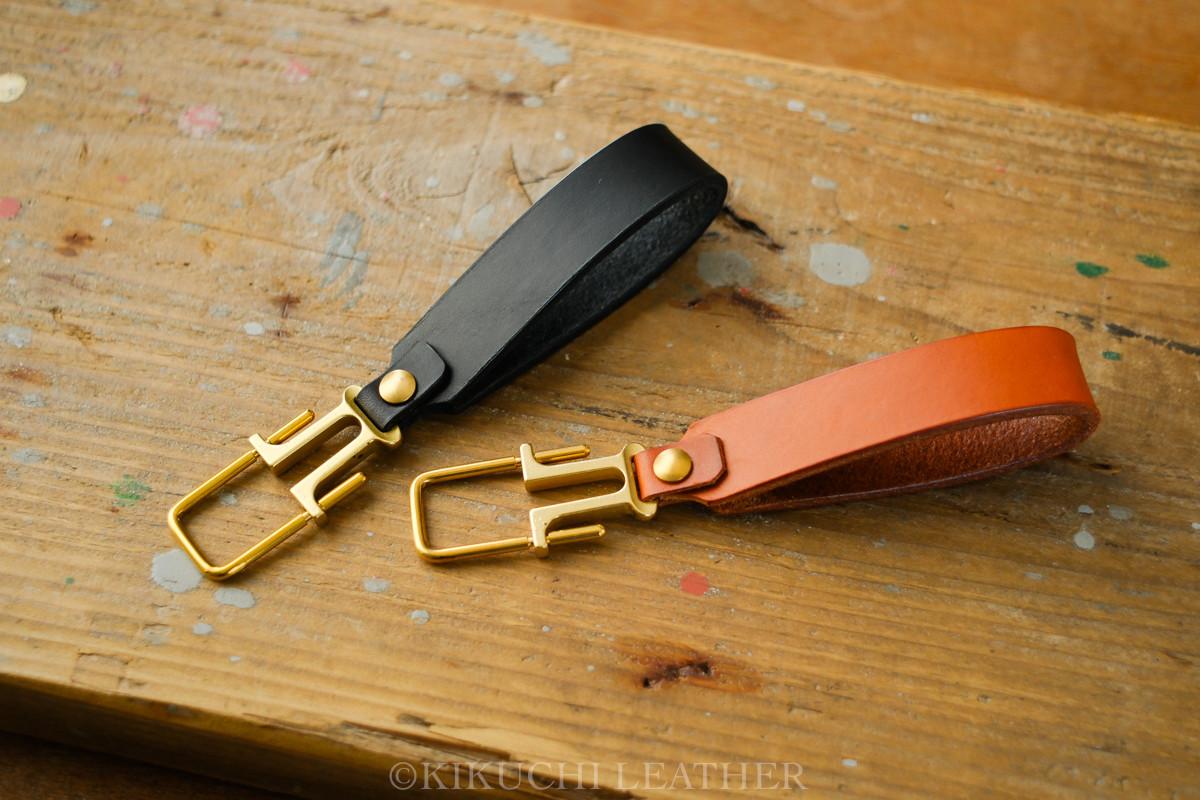 コピー：一点もの《Italian Leather》Leather Key Holder　ダークブラウン　LE136 | 3枚目