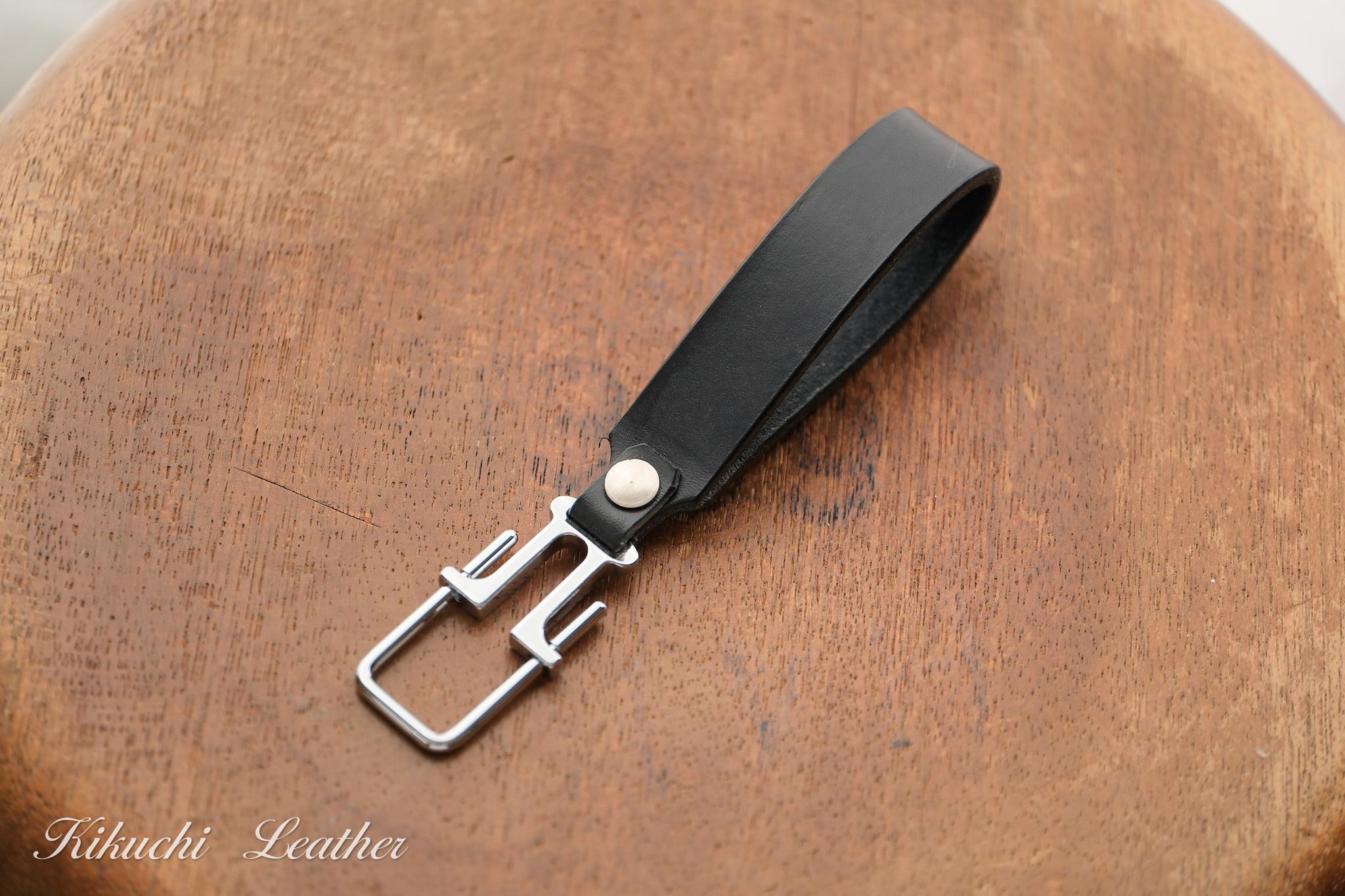 コピー：一点もの《Italian Leather》Leather Key Holder　ブラック　LE137