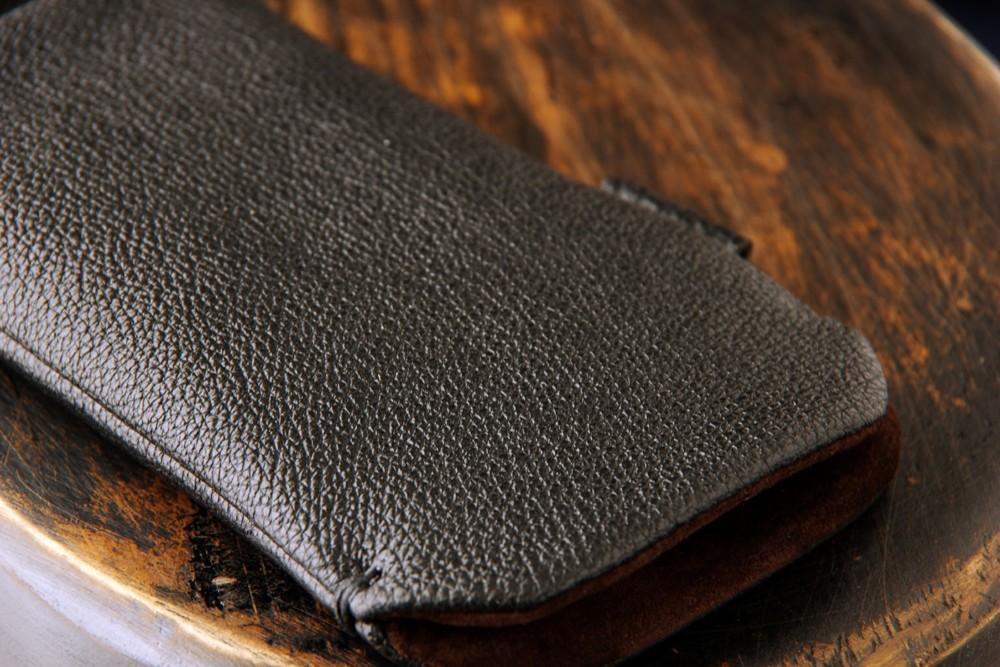 一点もの《RUSSETY》レザースリーブケース Regular iPhone・スマホケース サックスブルー le081 | 7枚目