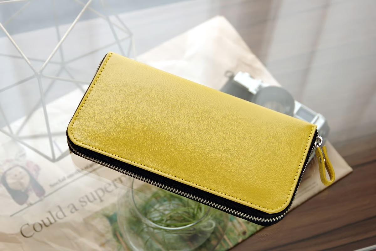 一点もの《CHLOE》◇ラウンドファスナー長財布 イエロー LE139 | 19枚目