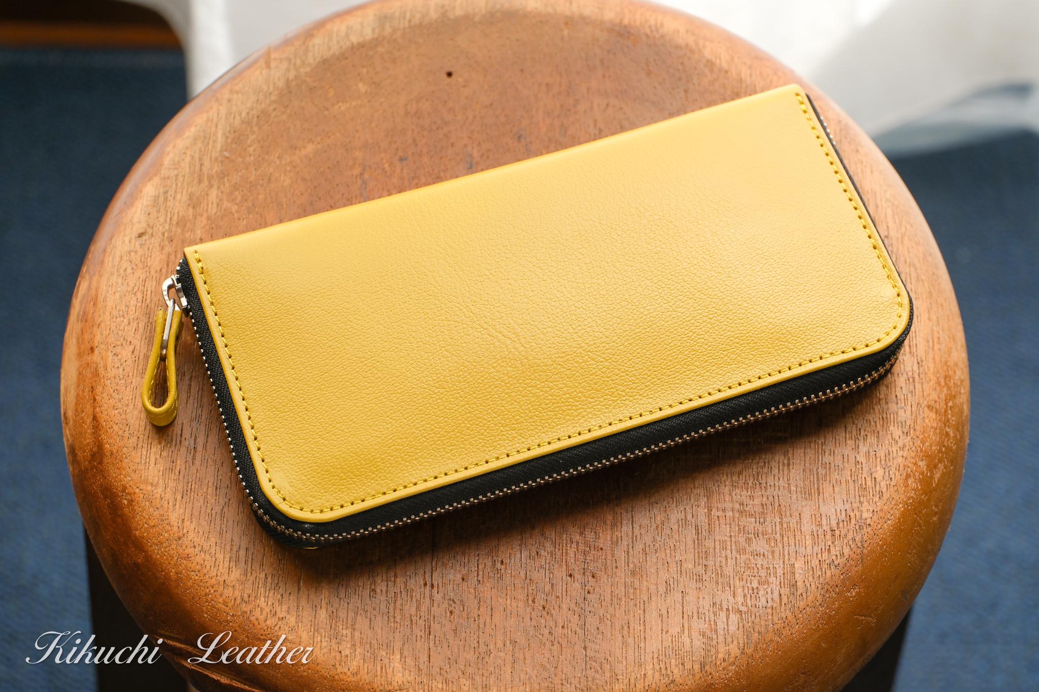一点もの《CHLOE》◇ラウンドファスナー長財布 イエロー LE139 | 2枚目
